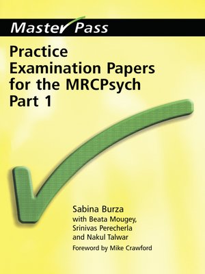 cover image of Practice Examination Papers for the MRCPsych